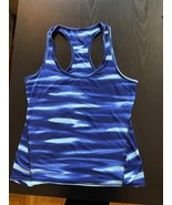 Athleta Blue Stripe top size SM - $17.83 CAD
