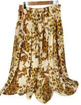 Boston Proper Skirt Size 18 Leopard Animal Print Flowy Boho Maxi Beachy ... - $46.39