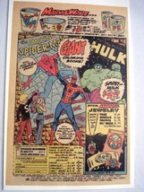 1978 Marvel Toy Ad Marvel Ware, Coloring Books, Jewelry Spider-Man, Hulk, Thor - £6.38 GBP