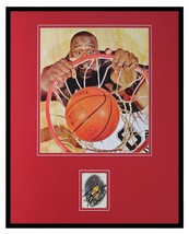 Shaquille O&#39;Neal Signed Framed 16x20 Dunk Photo Display Heat Lakers - £119.06 GBP