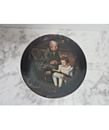 1991 Norman Rockwell 8.5&quot; Collector Plate The Young Scholar Rockwell Her... - £5.69 GBP