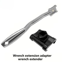 Black silver metal 1/2 inch wrench extension adapter wrench extender wrench - $52.00