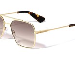 Lightweight Military Style Classic Square Pilot Aviator Sunglasses for M... - £30.16 GBP