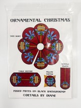 Ornamental Christmas Pattern Tree Skirt Table Runner Pillow Topper Mantl... - $12.86