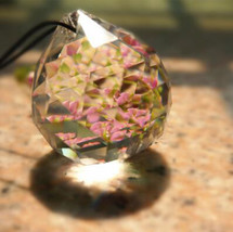 1Pcs 40mm Clear Crystal Ball Chandelier Lamp Part Hanging Drop Curtain Pendant - £3.73 GBP