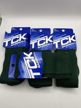 4 Pair TCK Athletic Socks Multisport &amp; Baseball Dark Green Size Medium P... - $17.09