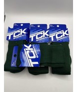 4 Pair TCK Athletic Socks Multisport &amp; Baseball Dark Green Size Medium P... - $318.56 MXN