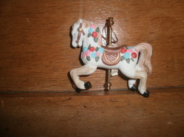 Ceramic Carousel Horse Christmas Ornament - £7.86 GBP