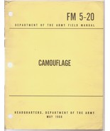 US Army May 1968 Vietnam War Camouflage Field Manual For Camps &amp; Individ... - £4.70 GBP