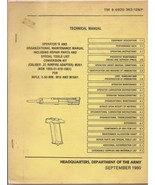 US Army M16/M16A1 Rifle Technical Manual Incl. Parts &amp; Special Tools Sep... - $13.70 CAD
