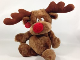 Russ RADAR Plush Reindeer Holiday Christmas Brown Stuffed Animal No.686 ... - $28.99