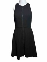 Trina Turk Size 0 XS Layered Black Dress Modern Capsule Wardrobe Racerback - £16.74 GBP