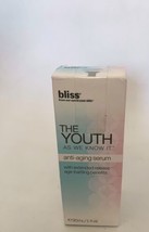 Bliss The Youth As We Know It Anti-Aging Serum 1.0  1 New in Box - £20.89 GBP