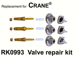 For Crane  RK0993 3 Valve Rebuild Kit - £70.58 GBP