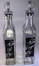 Glass Olive Oil &amp; Vinegar Dispenser Sprayer Bottles with Pourer-Brand New-SHIP24 - £7.69 GBP