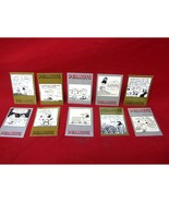 Lot of 10 Vintage &quot;Peanuts&quot; Trading Cards #20 - £23.34 GBP