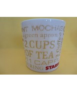 12 Days of Christmas Starbucks Mug Coffee Cup 2008 14 Oz. Red Inside EXC - £20.65 GBP