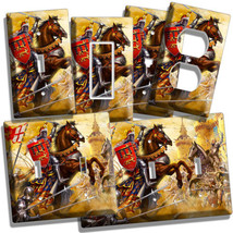 MEDIEVAL KNIGHTS LIGHT SWITCH OUTLET COVER WALL PLATE BOYS GAME ROOM DEC... - $203.88 MXN+