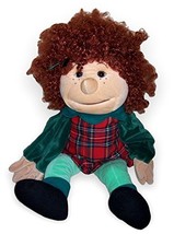 Folkmanis Furry Folk Curly Haired Girl with Red Hair 24&quot; Two-Handed Stag... - £37.96 GBP
