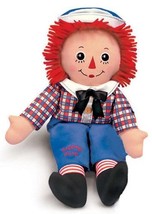 Russ Berrie  16&quot; Button Eye Raggedy Andy - $17.90