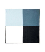 allbrand365 designer Color Block Quad Pocket Square Color Black Size No ... - £27.49 GBP