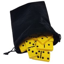 Domino Double Six 6 Yellow Tiles Jumbo Tournament Professional Size with Spinner - £23.72 GBP
