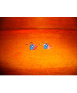 Heart Shaped Flag Earrings - $5.00