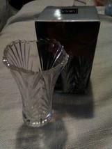 Mikasa Clear Crystal Cut Glass &quot;Vision&#39;&#39; 5&quot; &amp; &quot;Accent&quot; 4 3/4&quot; Tall Bud Vases - £5.10 GBP