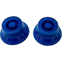 AxLabs Bell Knob That Goes To 11 (White Lettering) - 2 Pack Blue - $19.99