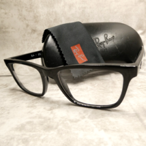 Ray-Ban Gloss Black Eyeglasses FRAMES w/Case - RB7025 2000 53-17-145 - $49.45