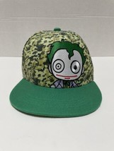 Joker Green Camo Official Six Flags Funko Pop Batman Snapback Baseball Hat Cap - £7.78 GBP
