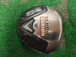 Callaway Big Bertha Fusion FT-3 Draw 10 Degree Driver Stiff Flex Pro Lau... - $42.75