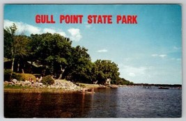 Lake West Okoboji Iowa Gull Point State Park  Postcard D30 - £7.82 GBP