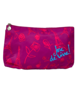 LANCOME Joie de Vivre Cosmetic Makeup Bag Pink/Purple Travel Organizer Bag - £9.90 GBP