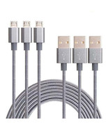Type: Android,Color: Silver - 3 To Tango Apple Or Android Charging Cable... - $55.32