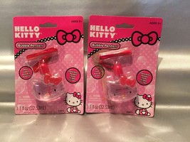 Hello Kitty Bubble Pendant with Bubble Solution Lot Of 2 Pkgs Stocking Stuffer - £3.94 GBP