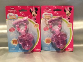 Disney MINNIE MOUSE Bubble Pendant with Bubble Solution Lot Of 2 PARTY F... - $7.75