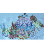 Crinoline Lady Garden embroidery transfer HW313 - £3.95 GBP