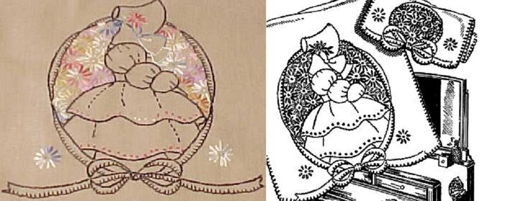 Southern Belle &amp; Lazy Daisies embroidery transfer HL875 - $5.00