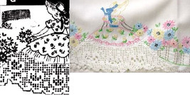 Southern Belle transfer FILET crochet&amp; embroider LW677 - £3.99 GBP