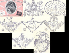 Crinoline Lady Southern Belle LITTLE WOMEN costume embroidery transfer New Era 2 - £4.78 GBP