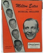 MILTON ESTES / ORIGINAL 1946 SONG FOLIO / SOUVENIR PROGRAM - VG CONDITION - $20.00