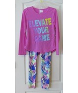Active Life &quot;Elevate Your Game&quot; 2 pc activwear set Pink-multi Girls&#39; Sz ... - $14.85