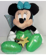 Disney Minnie Mouse Tinker Bell Plush Gold Star Theme Parks New - £47.77 GBP