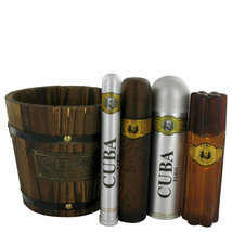 Cuba Gold by Fragluxe 4 piece gift set for Men - £21.67 GBP