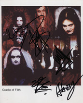 Cradle Of Filth (Band) Fully Signed Photo + Coa Lifetime Guarantee - £55.03 GBP