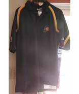 INDIANA PACERS 2ND Season Team Reebok POLO Shirt MEDIUM NBA Mint Playdry  - $49.50