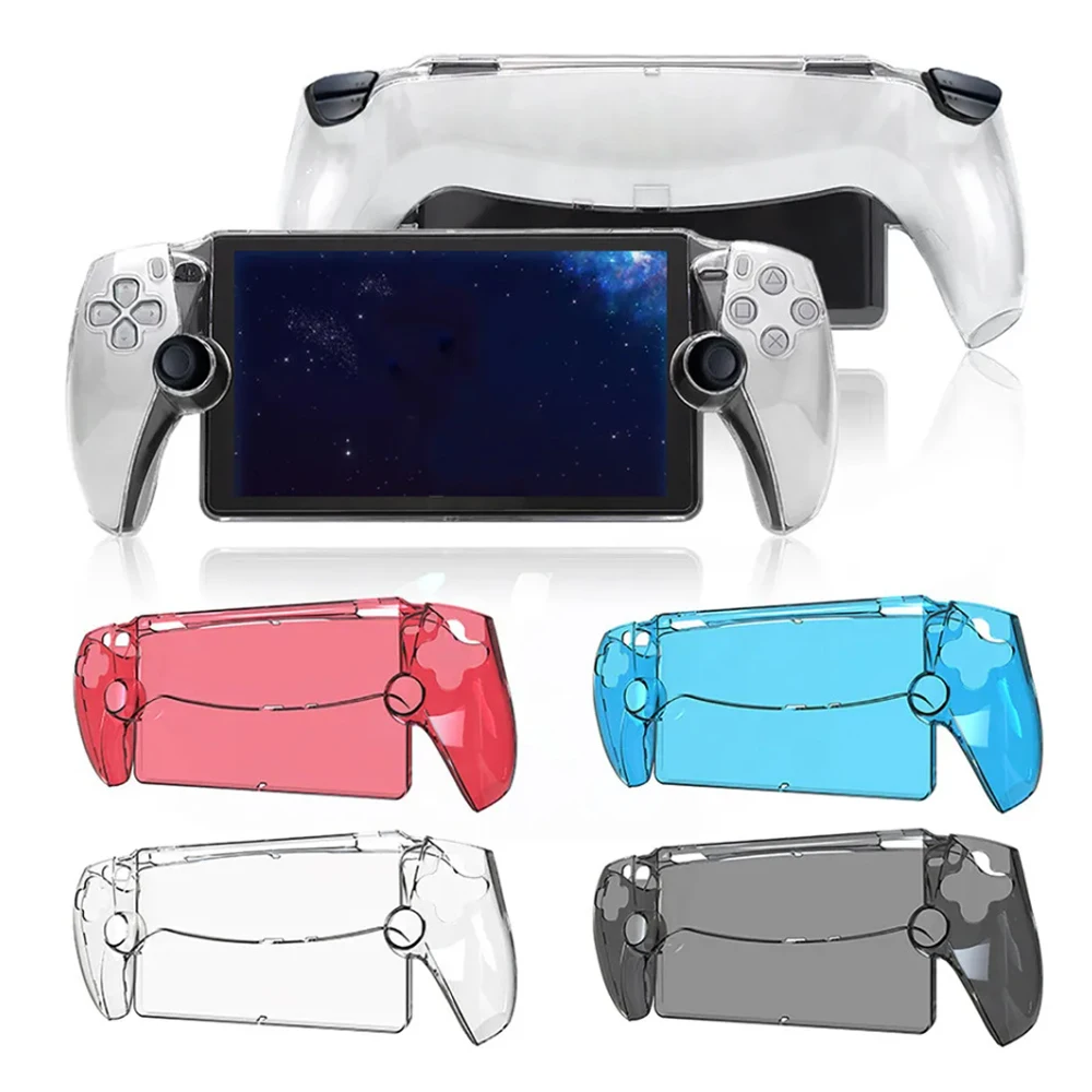 1 PCS Protective Case PC Transparent Soft Cover for PS Portal Remote Play Game - £15.81 GBP