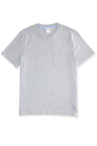 Brooks Brothers Mens Heather Grey Crewneck Pocket Tee T-Shirt, M Medium ... - $44.50