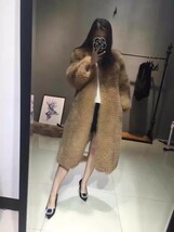 Genuine Russian Winter Natural Thick Fox Fur Coat ! - £2,370.48 GBP